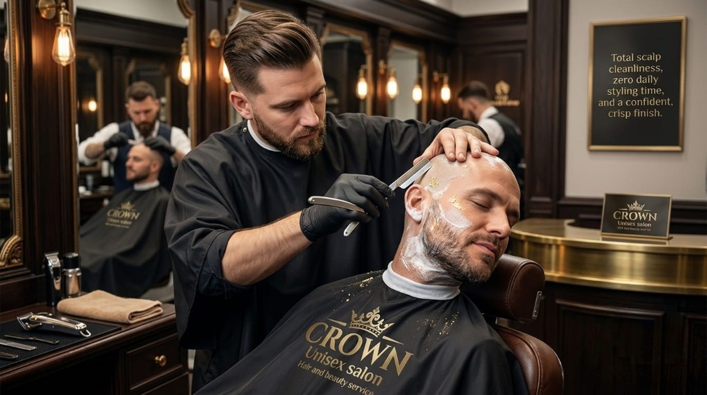 Head Shave (Trimmer/Blade) - Men