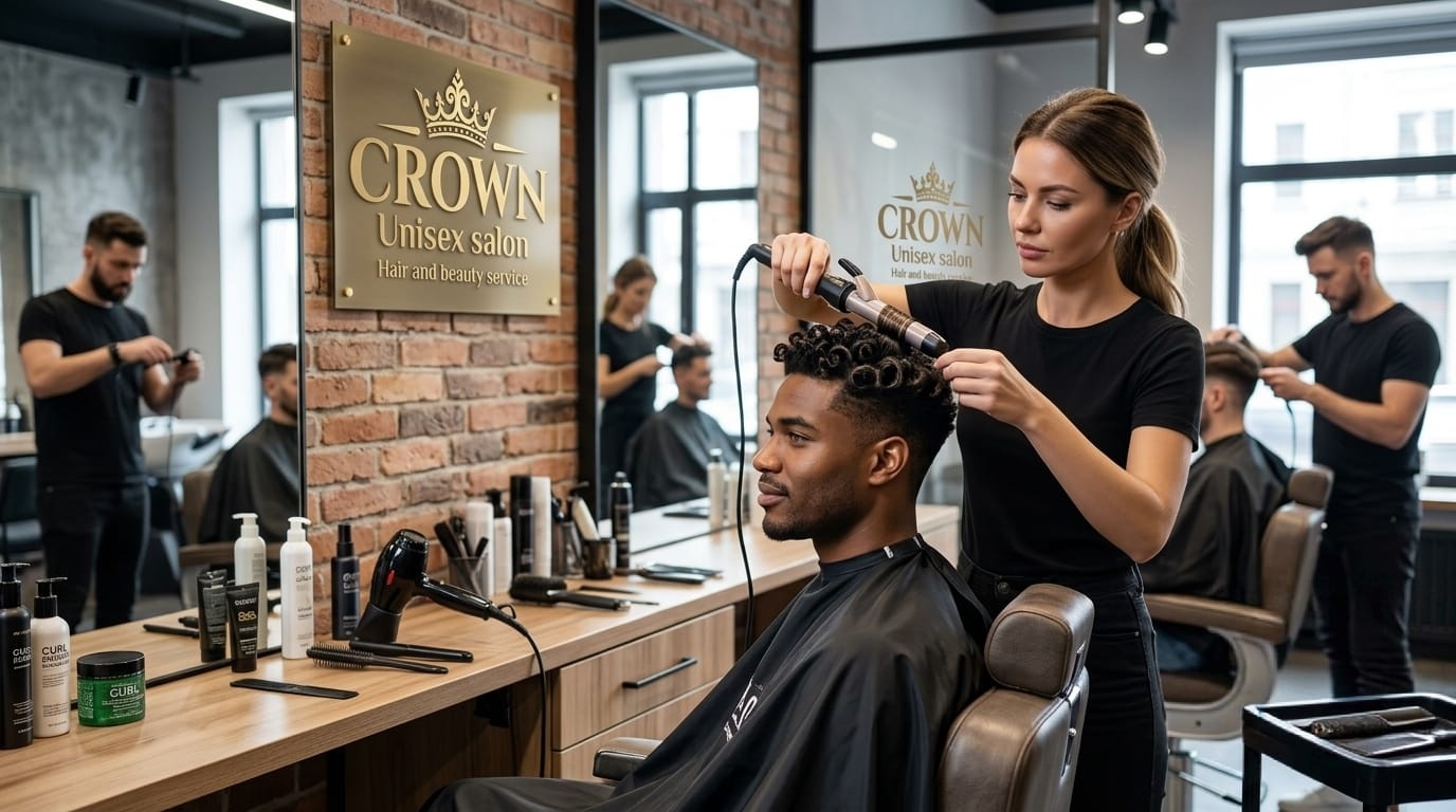 Gents Hair Curling