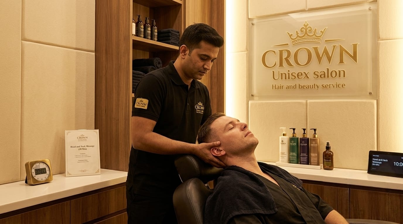 Head and Neck Massage (30 Min) - Men