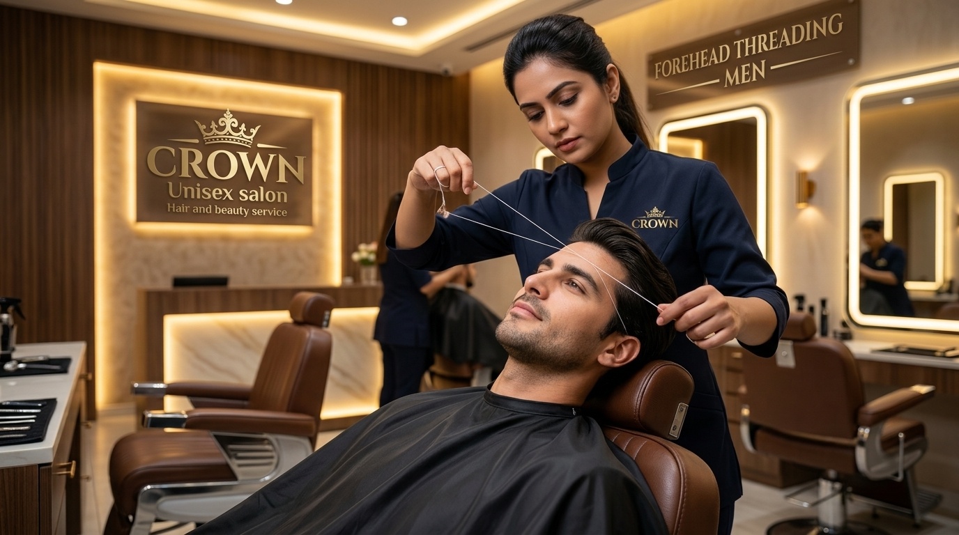 Forehead Threading - Men