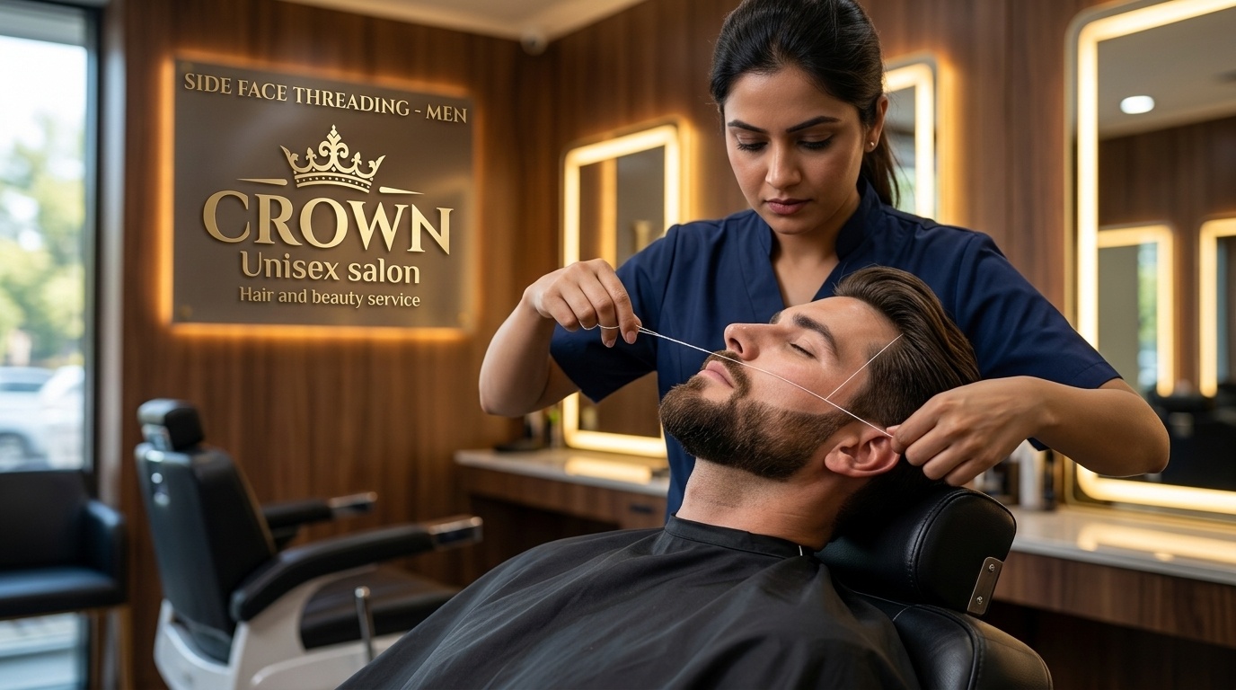 Side Face Threading - Men