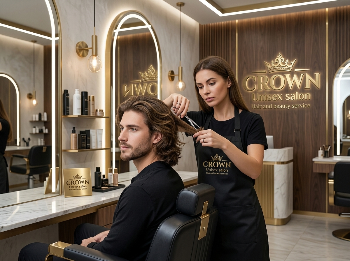 Men's Haircut (Long Hair)